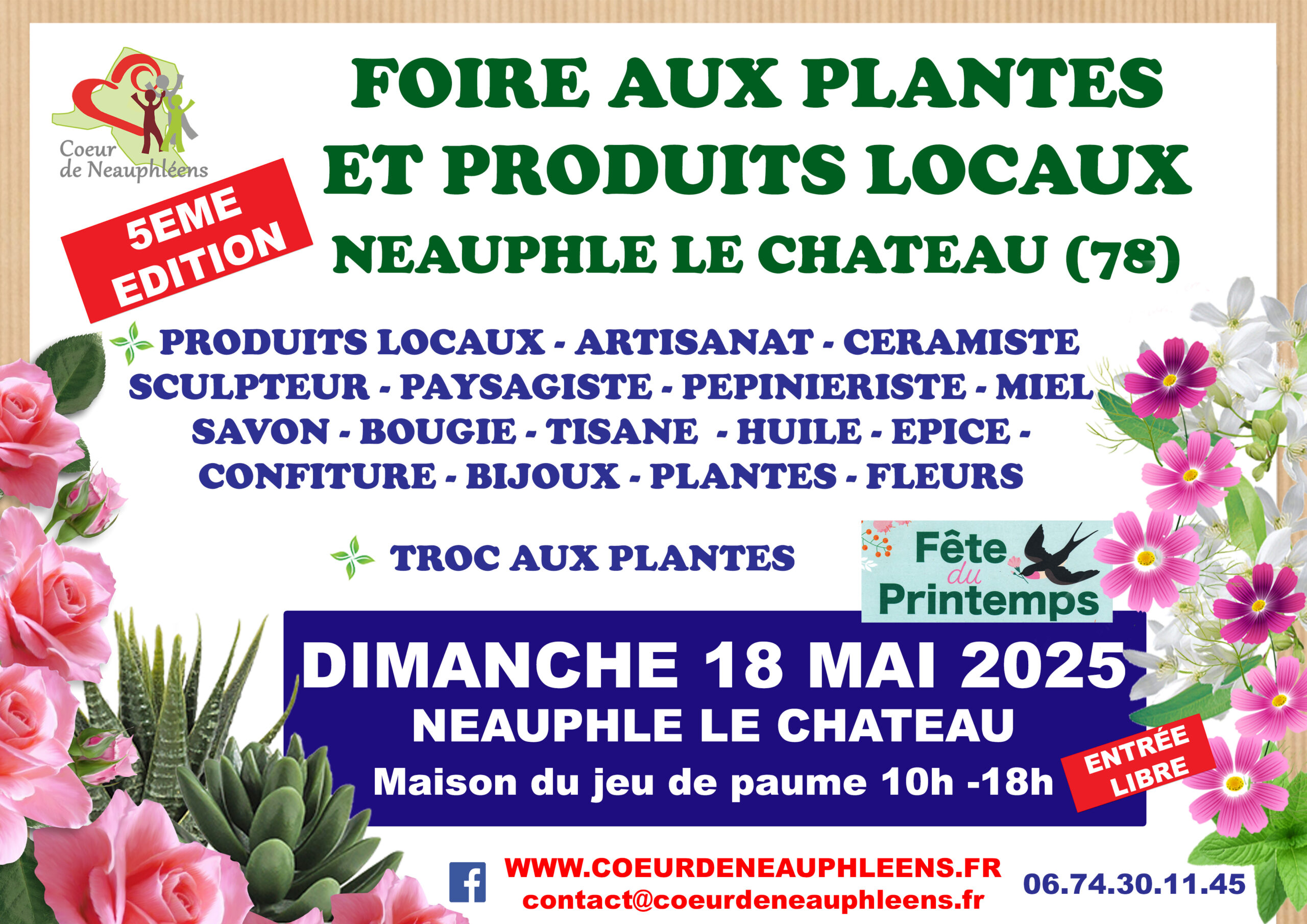 FOIRE AUX PLANTES DANS LES YVELINES