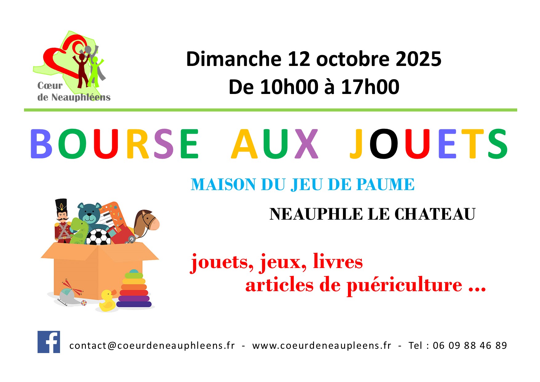 bourse aux jouets 2025 NEAUPHLE LE CHATEAU 78