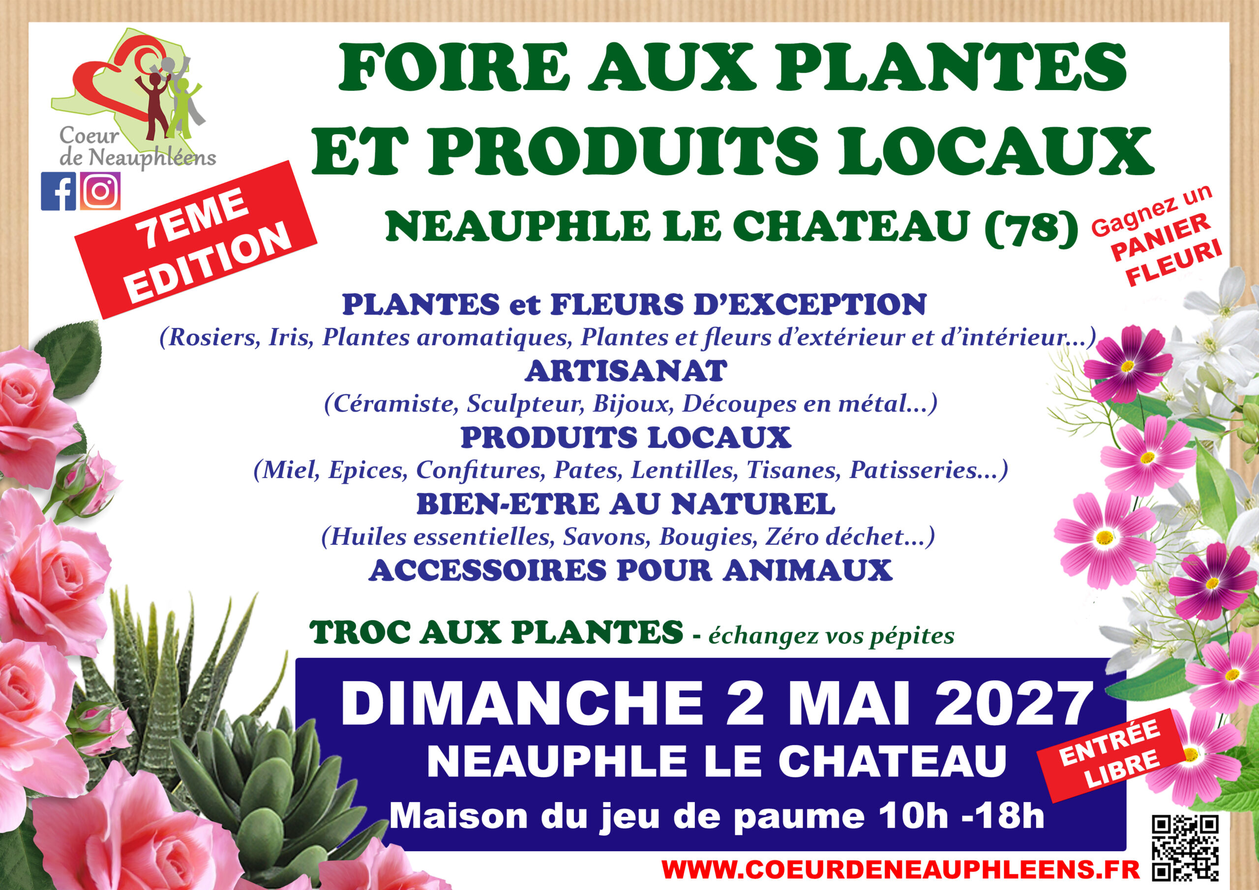 foire aux plantes et produits locaux , evenement à ne pas manquer